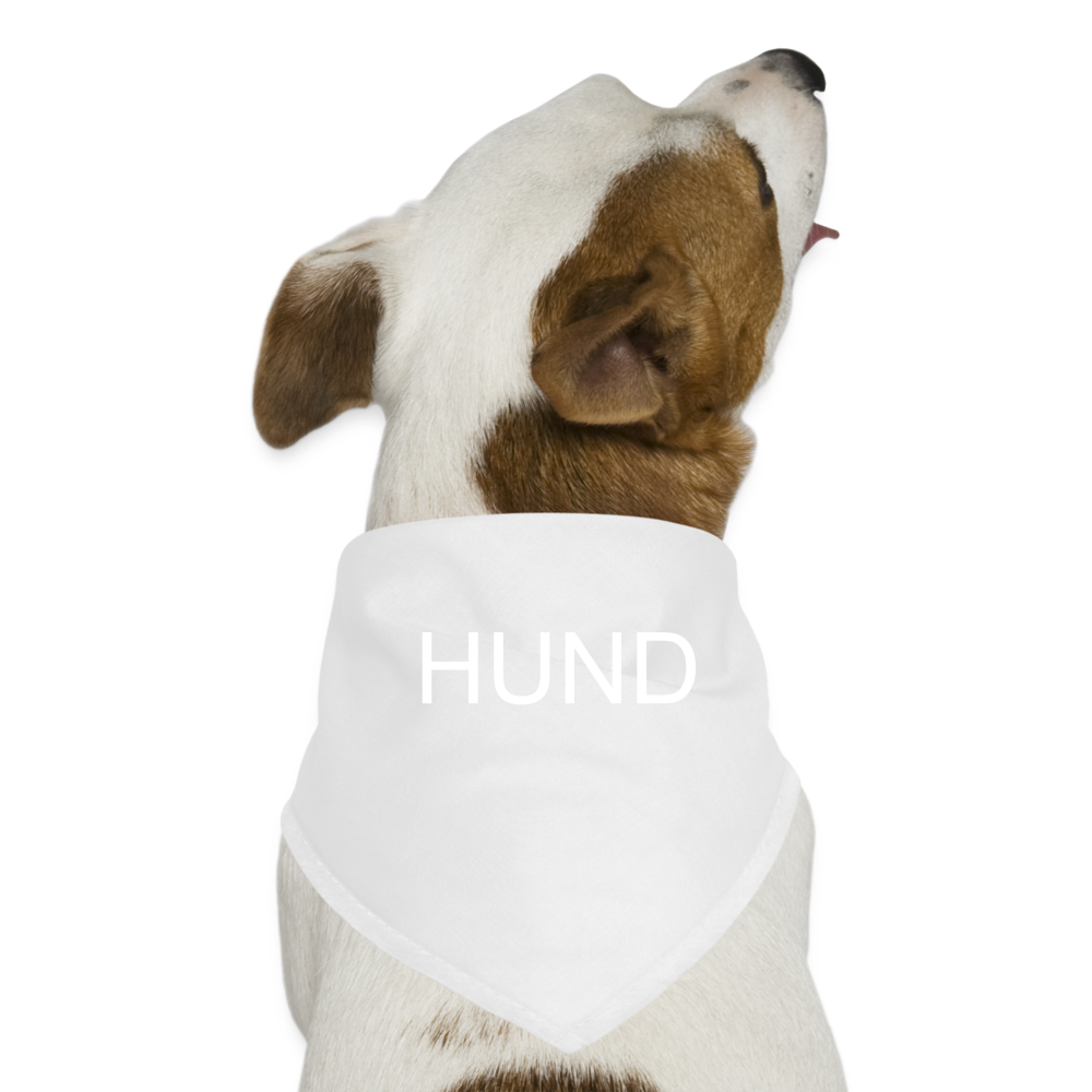 Hunde-Bandana - weiß