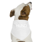 Hunde-Bandana - weiß