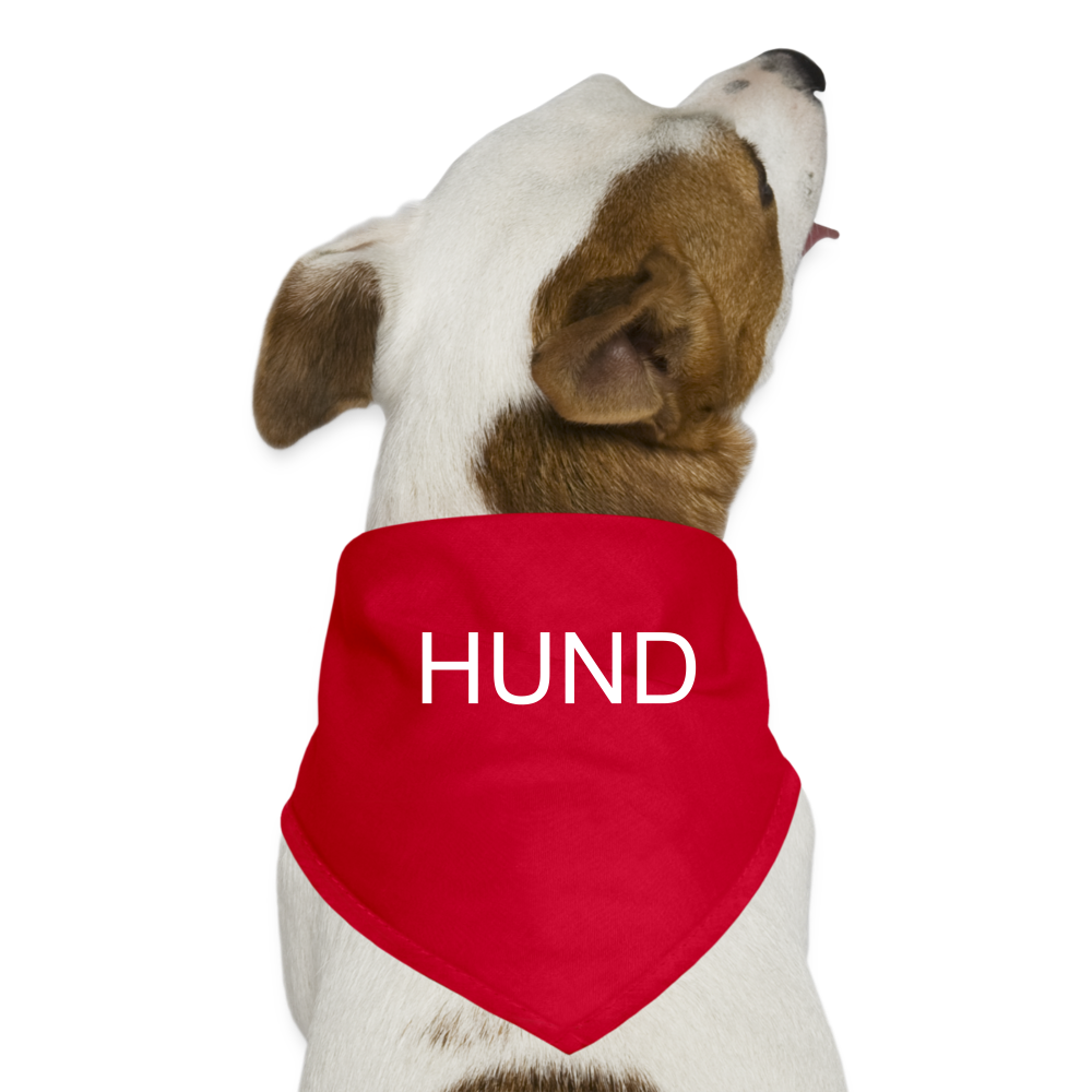 Hunde-Bandana - Rot